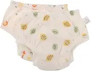 ERINGOGO 2pcs Cotton Diaper Pants Boys and Girls Potty Training Pants Reusable Training Undies for Baby Girl