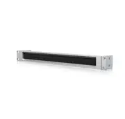 Ubiquiti 1U Rack Mount OCD Panel Brush, Silver Brush Panel, Compatible With The Toolless Mini Rack, 2Yr Warr