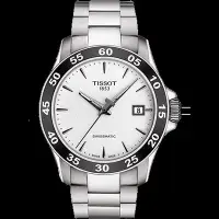 在飛比找Yahoo!奇摩拍賣優惠-Tissot 天梭V8系列鋼帶自動機械男腕錶 T106407