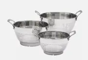 MIU Stainless Steel Colanders, Set of 3