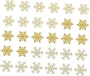 DECORNIJIA 30Pcs Snowflake Applique DIY Patches for Clothing Accessories Branches Anchors Designs for Handmade Crafts Sew Decoration
