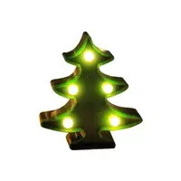 在飛比找Yahoo奇摩購物中心優惠-LED創意裝飾壁掛小夜燈(小-聖誕樹)1入【小三美日】
