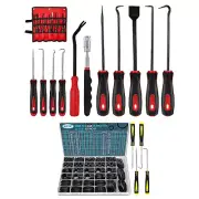 1008 Pcs 32 Sizes SAE O Ring Kit with 4-Piece Precision Pick and Hook Set and 11
