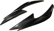 Headlight Eyebrow Compatible For Nissan Altima Teana 2016-2018 Headlamp Eyelid Trim Carbon Fiber Front Head Light Lamp Cover Brow Sticker