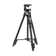 VCT-5208RM Aluminum Magnesium Alloy Leg Tripod Mount with Bluetooth Remote Control & Tripod Head & Phone Clamp for SLR Camera & Smartphones, Max Height: 125cm