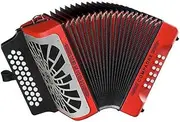 DIAT ACCORDS BUTTONS HOHNER Chromatic Piano Accordion Buy FBBEB Red Silver Grill