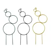 14” Round Climbing Vine Trellis Metal Iron Plant Support Frame Garden Bracket