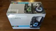 Computer Speakers Maboo PC Speakers USB Powered 3.5mm Multimedia with RGB Light