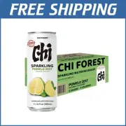 Refreshing Pomelo Sparkling Water - Pack of 24 Zero Sugar Cans, 11.16 fl oz Each