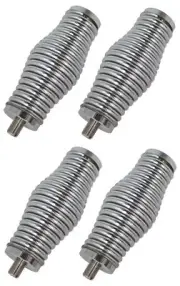 4Lot Procomm JBC305 Heavy Duty CB Radio Antenna Chrome Plated Barrel Spring-Bulk