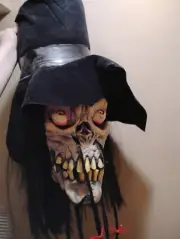 2002 Original DON POST Witch Dr Mascot Latex FULL HEAD MASK Costume HTF HUGE