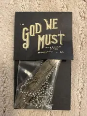 In God We Must Don’t Tread On Me Pendant New