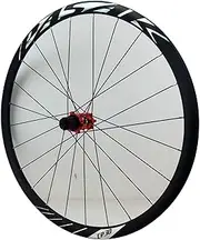 Wheelset 700C Road Bike Wheel Set,Ultra-Light Aluminium Alloy Front Rear Bike Wheels 8/9/10/11/12 Speed Cassette Rims Height 30mm Disc Brake Road Wheel (Color : Rear Wheel, Size : 700c)