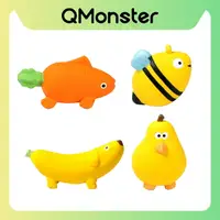 在飛比找樂天市場購物網優惠-【Q-MONSTER】水果動物家族 發聲玩具 狗玩具 發聲玩