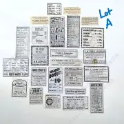 MARKET GROCERY 24pc LOT A Junk Journal Ephemera Paper Pack Vintage