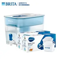 在飛比找森森購物網優惠-【德國BRITA】Flow濾水箱(藍) +6入Maxtra 