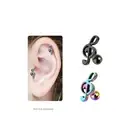IP Treble Clef Music Note Cartilage Tragus Stud Earring