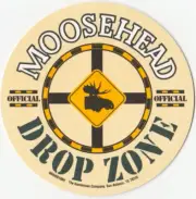 Moosehead Drop Zone Beer Coaster