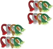 NUOBESTY 2sets Christmas Ornament Strings Versatile Hanging Ropes for Xmas Decorations Lightweight Reusable for Christmas Trees Parties Holiday Events 400pcs*2