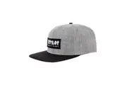 Jetpilot Bloodbath Grey Marle Snapback Peaked Cap