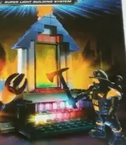 LITE BRIX LIGHT BUILDING BLOCKS Inferno Fighters Super 61 Pc Cra-Z-Art