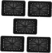 B Baosity 5Pcs Seed Starter Trays Germination Trays Kit, Seed Propagator Seedling Pots for Plant Leaf Cuttings, for Garden, Greenhouse