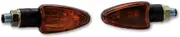 Shin Yo Arrow Mini, turn signals , color: Black Orange , size: Short