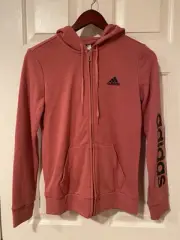 Adidas Women Full Zip Multi Sport Wonder Red Hoodie Size XS New With Tag