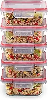 [Pyrex] Freshlock Square Glass Food Storage Containers Set (10 Piece)
