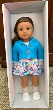 American Girl 18" Truly Me #79 Doll Tan Skin Brown Straight Hair Hazel Eyes