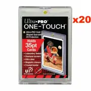 20 x Ultra Pro UV ONE TOUCH 35pt Magnetic Closure Card Holder Protector 64 x89mm