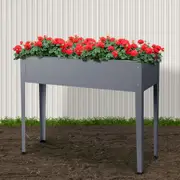 100X80X30cm Green Fingers Raised Garden Bed Elevated Planter Box Container Galvanised Garden Bed