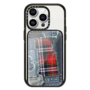 PowerThru Power Bank Slim Power Bank MagSafe Compatible Plaid Disorder PowerThru Power Bank