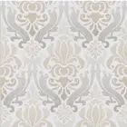 4 Rolls Kenneth James by Brewster 295-66542 Luna Aquitaine Taupe Nouveau Damask