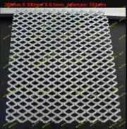 200mm X 300mm X 0.5mm New Metal Titanium Mesh Sheet Perforated Plate Can Be Cut