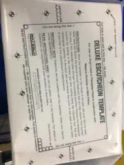 Waterco S75 Deluxe Escutcheon template