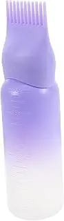 Ipetboom Root Comb Applicator Bottle Durable Hair Dye Applicator with Graduated Scale Multipurpose Tool for Scalp Treatment Hair Coloring Perming and Conditioning