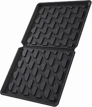 Upifen All Weather Mat Wagon W4 Accessory - Compatible with Wonderfold Stroller Wagons W4, Silicone Floor Mat Protect Wagon W4 from Sand, Dirt, and Water (W4 Models Mat), black