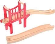 The Train Wooden Train Tracks Accessory Set Creative Track Layouts for Boys and Girls