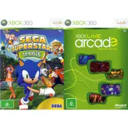 SEGA Superstar Tennis and Xbox Live Arcade Double Pack (Xbox 360) [Pre-Owned]