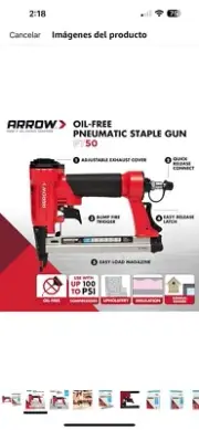 WORKPRO 22 Gauge 7116 Pneumatic Staple Gun Upholstery Stapler with1884pc Staples