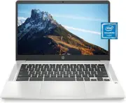 HP Chromebook 14 Laptop, Intel Celeron Processor 4 GB RAM, 32 GB eMMC, 14” FHD