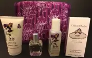 crabtree evelyn iris eau set travel no bag