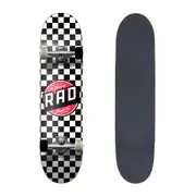 Rad Board Co Complete Skateboard Deck Dude Crew Original Checkers Black/White