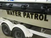 Custom Boat Name Vinyl Lettering Decal Sticker + Shadow Color 8" x 66" (2) USA