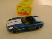 1990 MATCHBOX SUPERFAST MB 15 BLUE/WHITE SUNBURNER VIPER ROADSTER NEW IN BOX