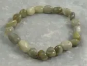 Labradorite Large Size Medium Tumbled Bead Bracelet