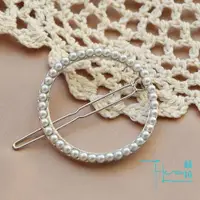 在飛比找ETMall東森購物網優惠-Hera 赫拉 圓形鑲珍珠髮夾/裝飾夾