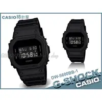 在飛比找蝦皮購物優惠-CASIO 時計屋 卡西歐 手錶 DW-5600BB-1D 