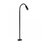 LED Display Cabinet Light Flexible Stem Head 1w in Black Superlux Lighting - CLED-HOSE350-BL
